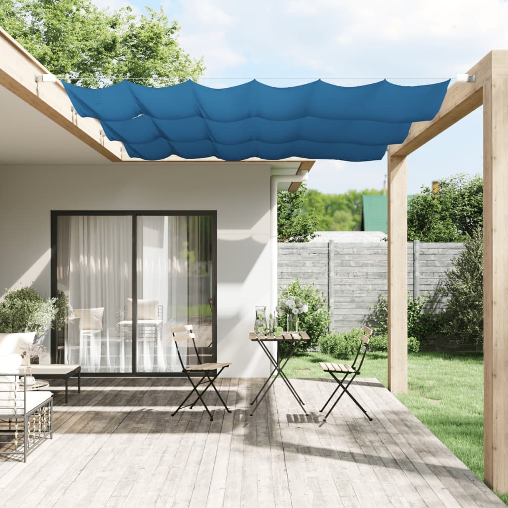 vidaXL Vertical Awning Blue 100x270 cm Oxford Fabric