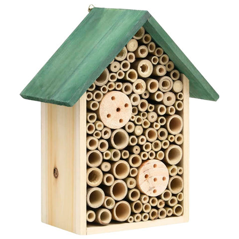 vidaXL Insect Hotels 2 pcs 23x14x29 cm Solid Firwood