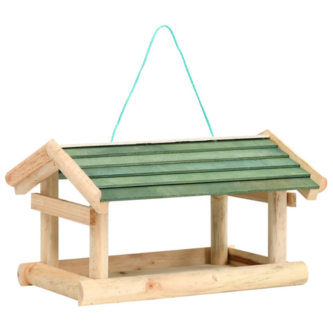 vidaXL Bird Feeder Solid Wood 35x29.5x21 cm