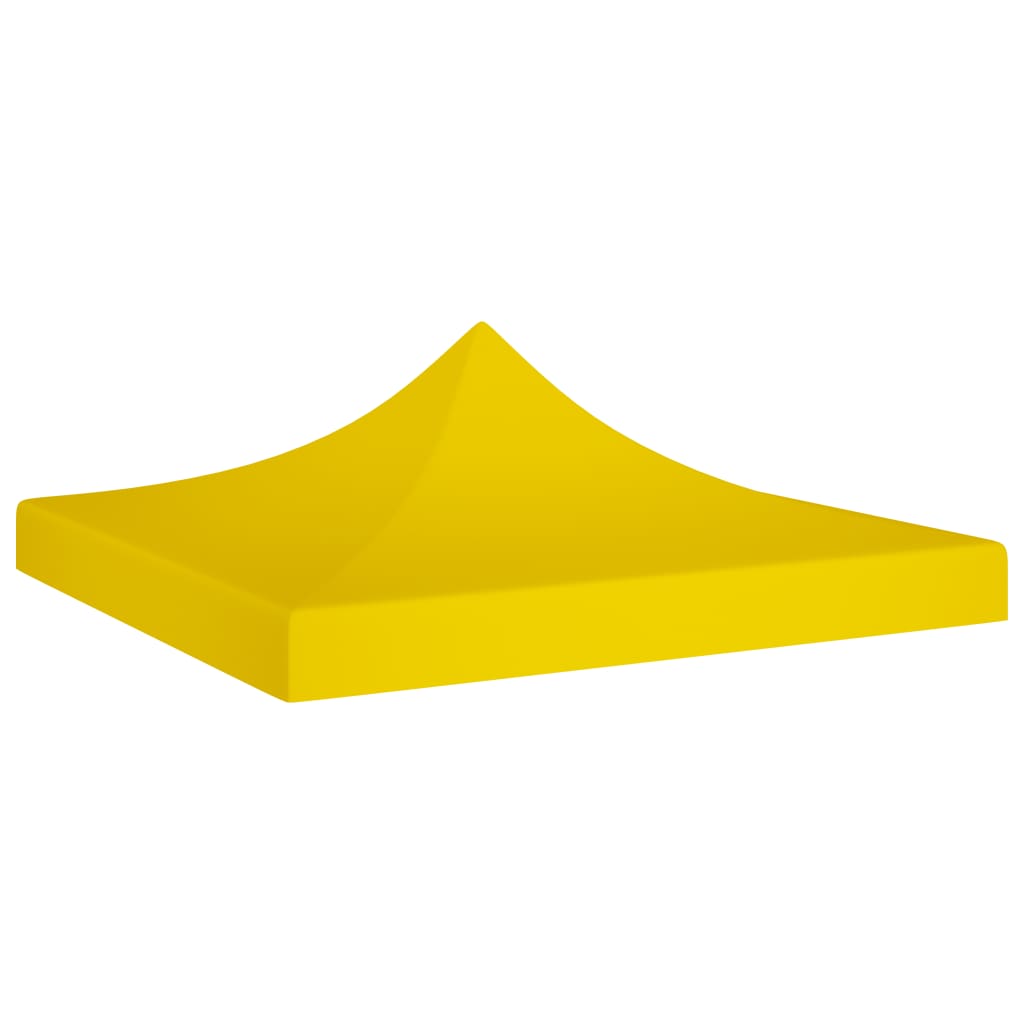 vidaXL Party Tent Roof 3x3 m Yellow 270 g/m²