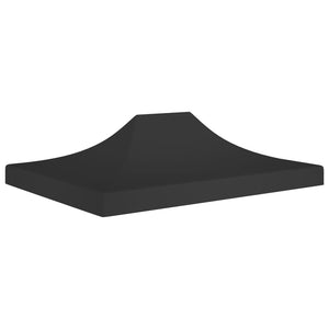 vidaXL Party Tent Roof 4x3 m Black 270 g/m²