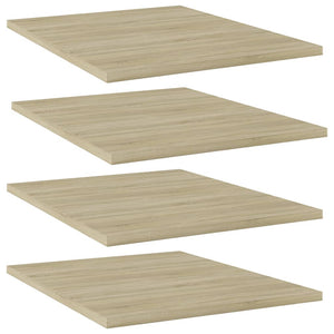 vidaXL Bookshelf Boards 4 pcs Sonoma Oak 40x50x1.5 cm Engineered Wood