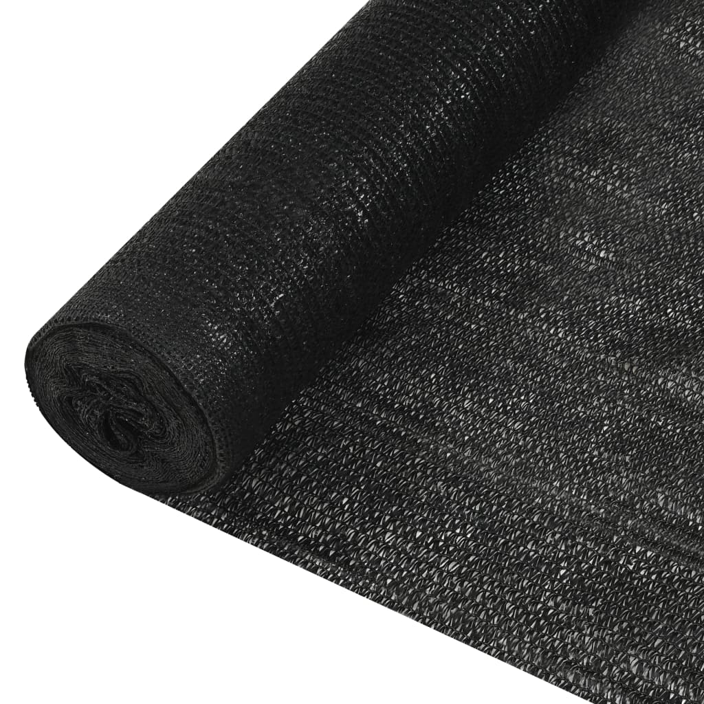 vidaXL Privacy Net Black 1x10 m HDPE 150 g/m¶ý