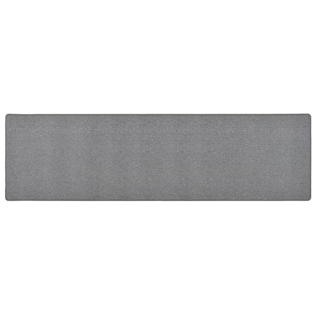 vidaXL Carpet Runner Dark Grey 50x200 cm