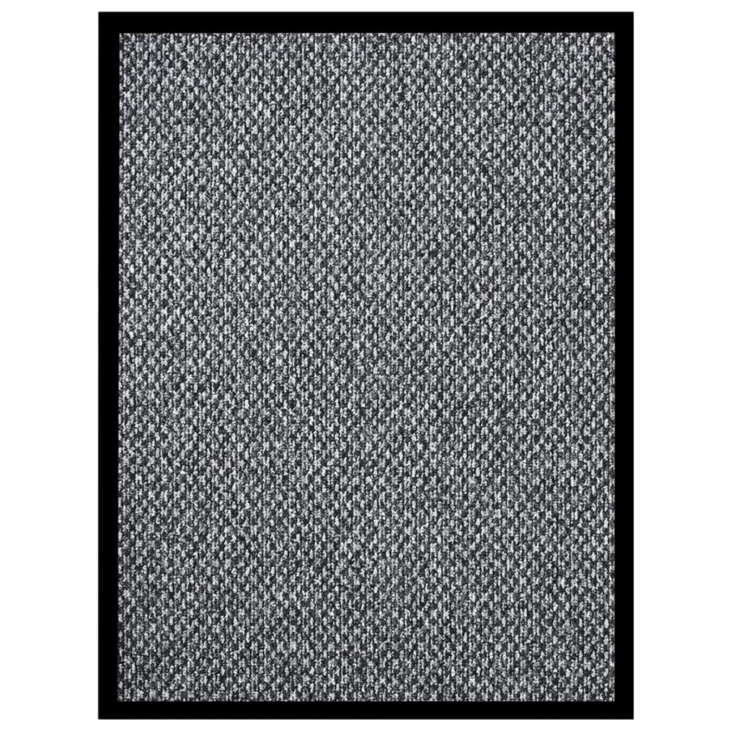 vidaXL Doormat  Grey 60x80 cm