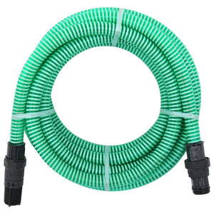 vidaXL Suction Hose with PVC Connectors Green 1" 4 m PVC