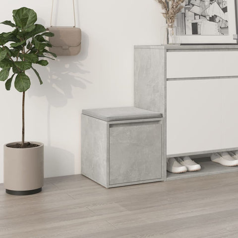 vidaXL Box Drawer Concrete Grey 40.5x40x40 cm Engineered Wood