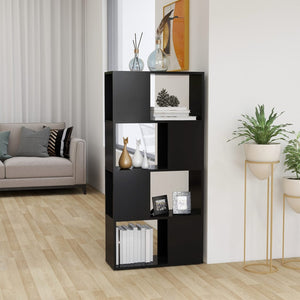 vidaXL Book Cabinet Room Divider Grey 60x24x124.5 cm Engineered Wood