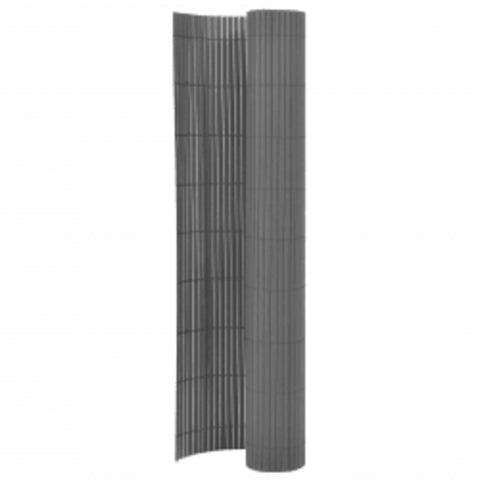 vidaXL Double-Sided Garden Fence 110x300 cm Grey