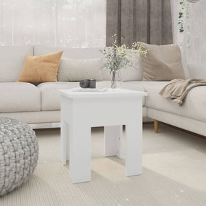 vidaXL Coffee Table White 40x40x42 cm Engineered Wood