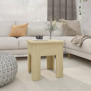 vidaXL Coffee Table Sonoma Oak 40x40x42 cm Engineered Wood