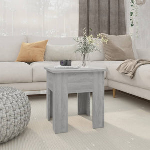 vidaXL Coffee Table Grey Sonoma 40x40x42 cm Engineered Wood