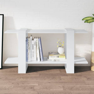 vidaXL Book Cabinet White 100x30x51 cm Engineered Wood