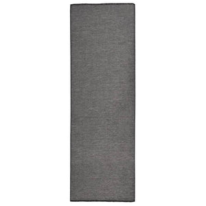 vidaXL Outdoor Flatweave Rug 80x250 cm Grey