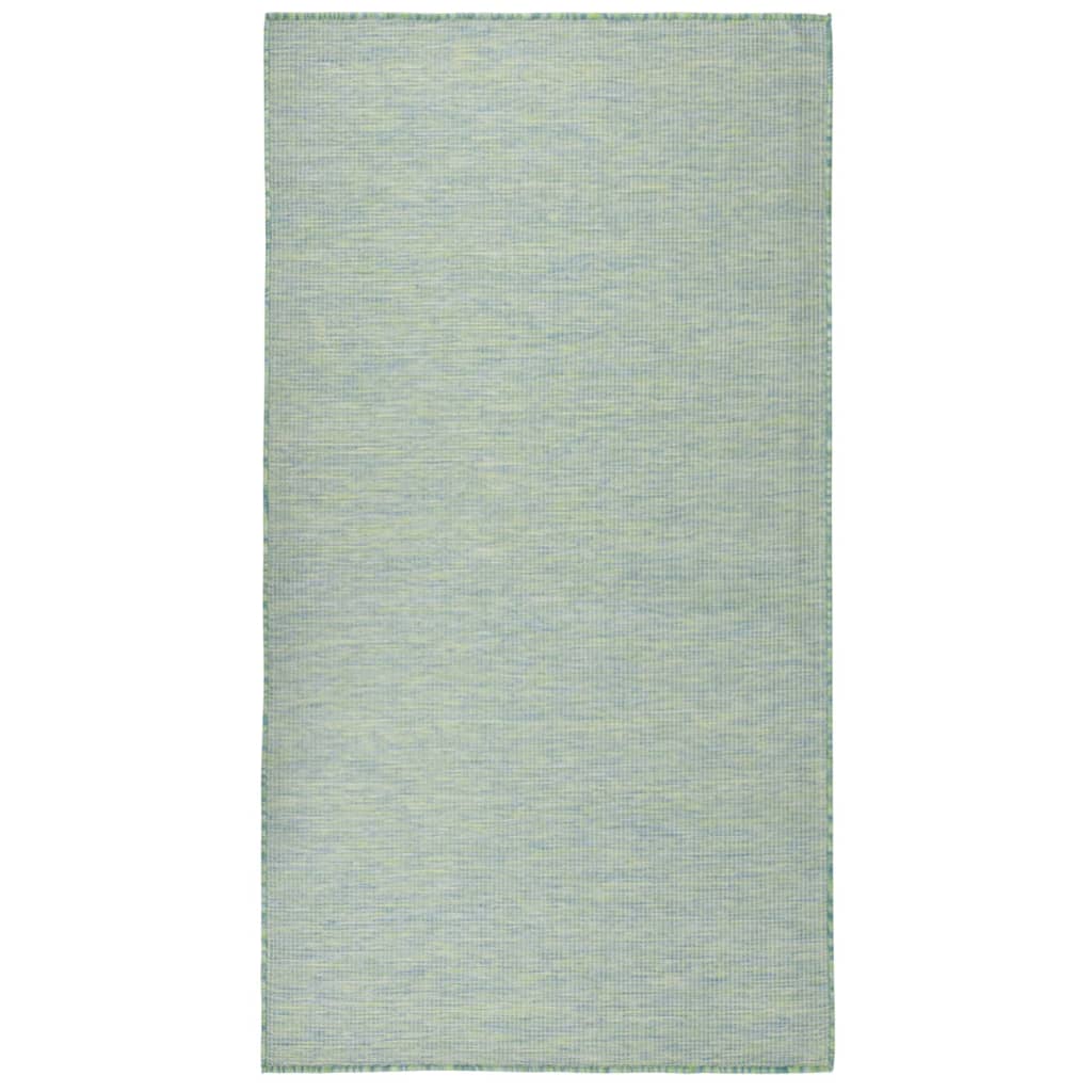 vidaXL Outdoor Flatweave Rug 80x150 cm Turquoise