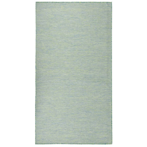 vidaXL Outdoor Flatweave Rug 80x150 cm Turquoise