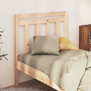 vidaXL Bed Headboard 81x4x100 cm Solid Wood Pine