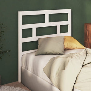 vidaXL Bed Headboard White 81x4x100 cm Solid Wood Pine