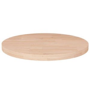 vidaXL Round Table Top Ç?30x2,5 cm Untreated Solid Wood Oak