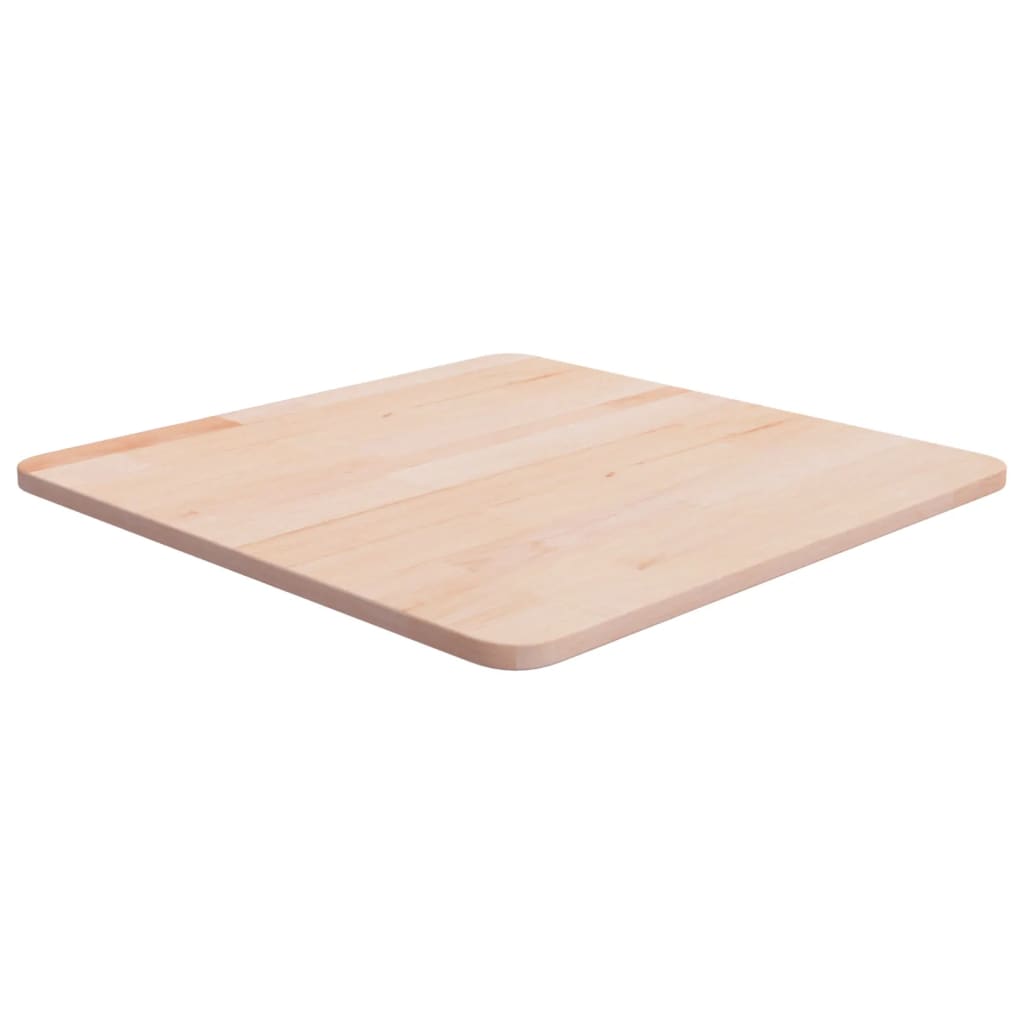 vidaXL Square Table Top 50x50x1.5 cm Untreated Solid Wood Oak