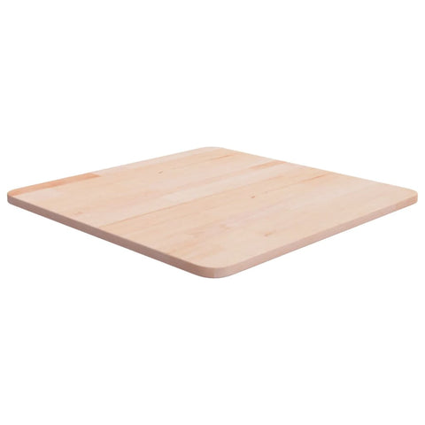 vidaXL Square Table Top 50x50x1.5 cm Untreated Solid Wood Oak