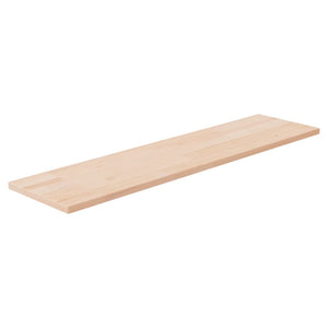 vidaXL Shelf Board 80x20x1.5 cm Untreated Solid Wood Oak