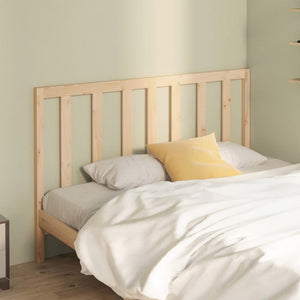 vidaXL Bed Headboard 146x4x100 cm Solid Wood Pine