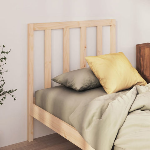 vidaXL Bed Headboard 96x4x100 cm Solid Wood Pine