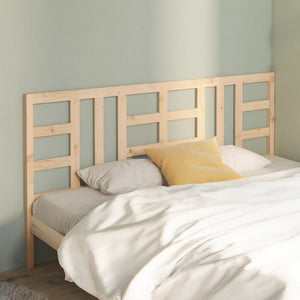 vidaXL Bed Headboard 206x4x100 cm Solid Wood Pine