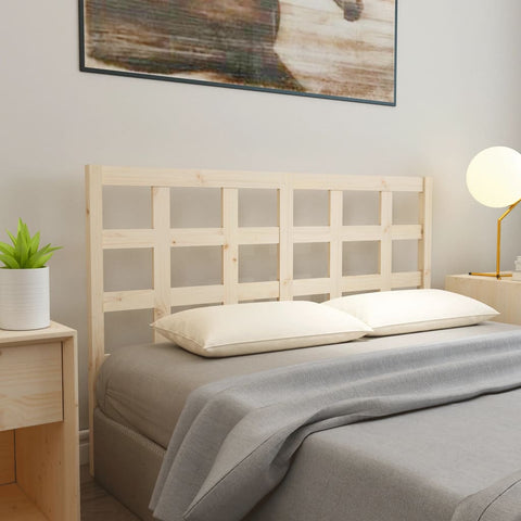 vidaXL Bed Headboard 165.5x4x100 cm Solid Wood Pine