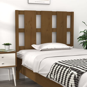 vidaXL Bed Headboard Honey Brown 95.5x4x100 cm Solid Wood Pine