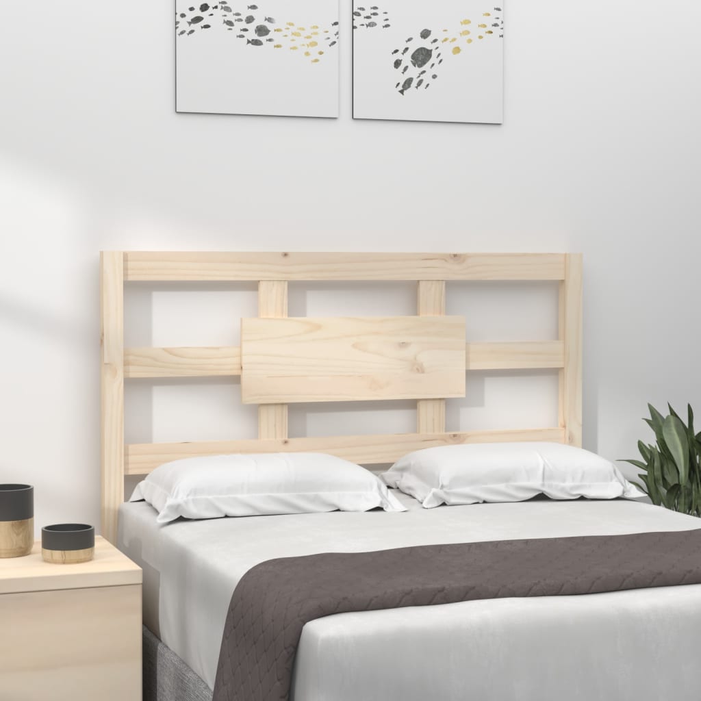 vidaXL Bed Headboard 95.5x4x100 cm Solid Wood Pine