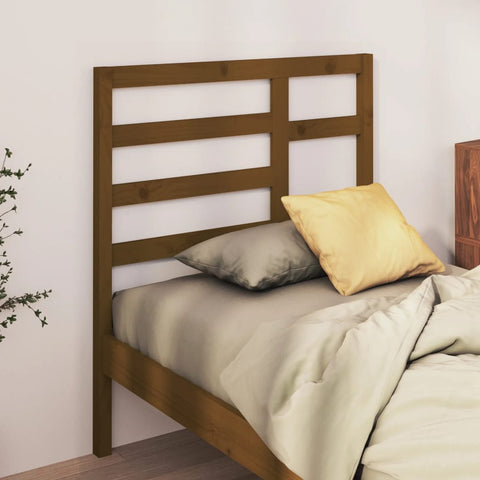 vidaXL Bed Headboard Honey Brown 96x4x104 cm Solid Wood Pine