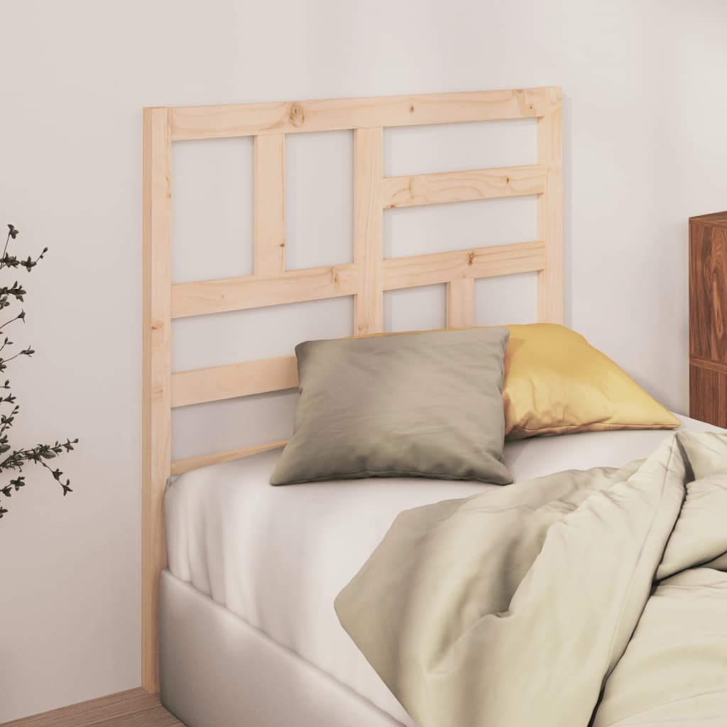 vidaXL Bed Headboard 81x4x104 cm Solid Wood Pine