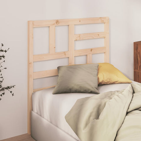 vidaXL Bed Headboard 81x4x104 cm Solid Wood Pine