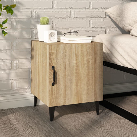 vidaXL Bedside Cabinet Sonoma Oak Engineered Wood