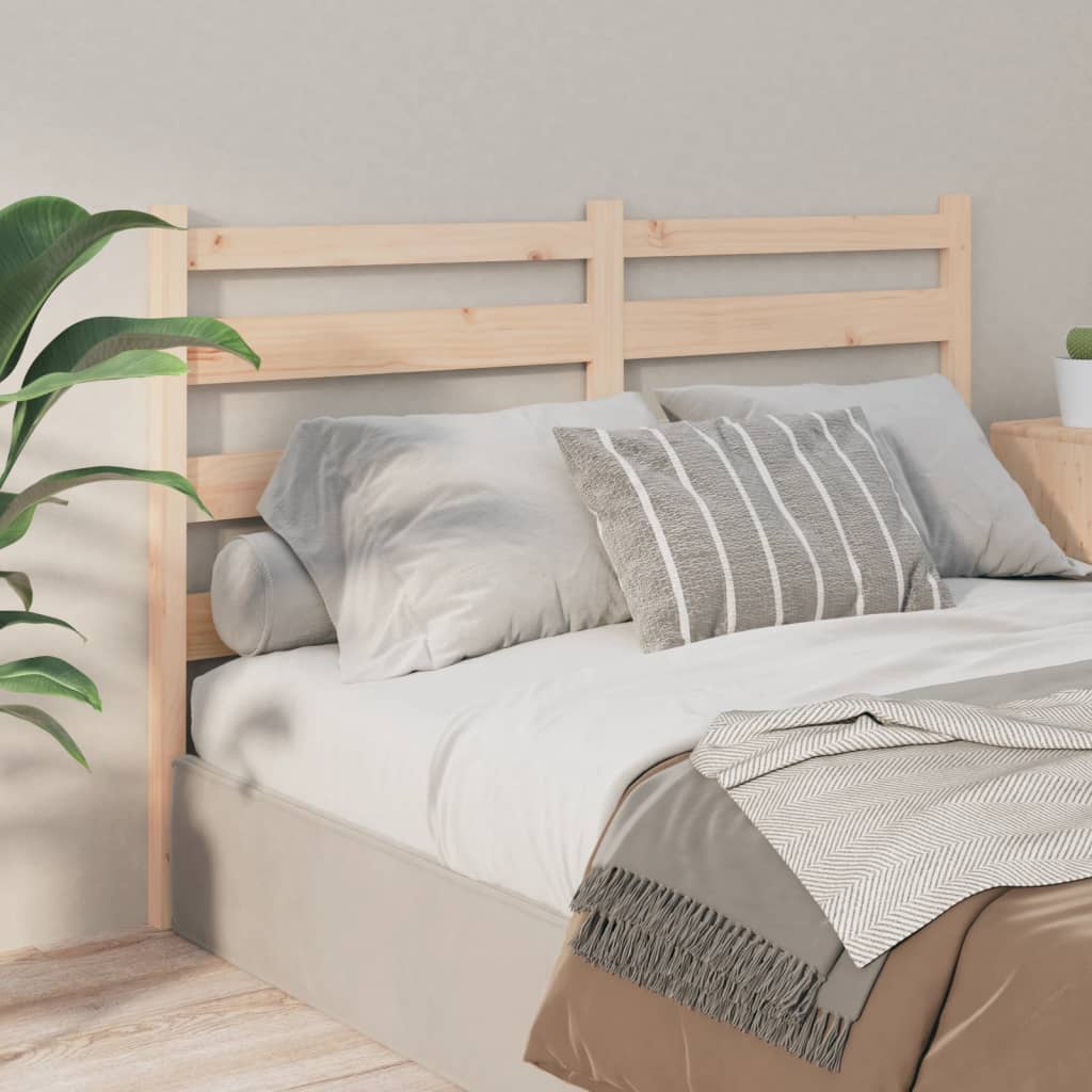 vidaXL Bed Headboard 166x4x100 cm Solid Wood Pine