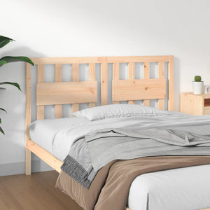 vidaXL Bed Headboard 145.5x4x100 cm Solid Wood Pine