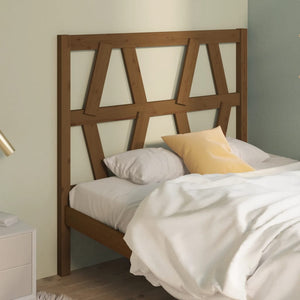 vidaXL Bed Headboard Honey Brown 106x4x100 cm Solid Wood Pine