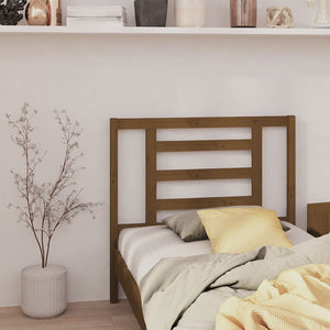 vidaXL Bed Headboard Honey Brown 96x4x100 cm Solid Wood Pine