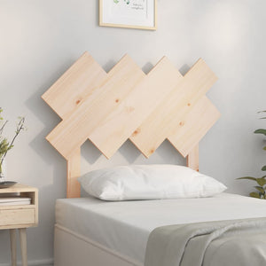 vidaXL Bed Headboard 92x3x81 cm Solid Wood Pine