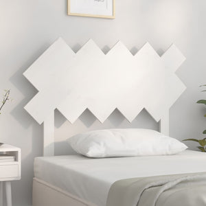 vidaXL Bed Headboard White 104x3x80.5 cm Solid Wood Pine