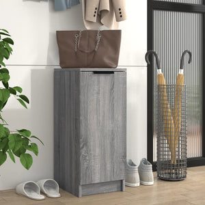 vidaXL Shoe Cabinet Grey Sonoma 30x35x70 cm Engineered Wood