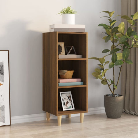 vidaXL Sideboard Brown Oak 34.5x32.5x90 cm Engineered Wood