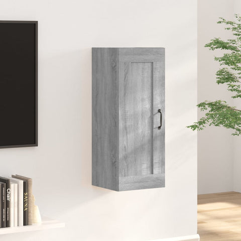 vidaXL Hanging Cabinet Grey Sonoma 35x34x90 cm Engineered Wood