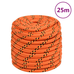 vidaXL Boat Rope Orange 18 mm 25 m Polypropylene