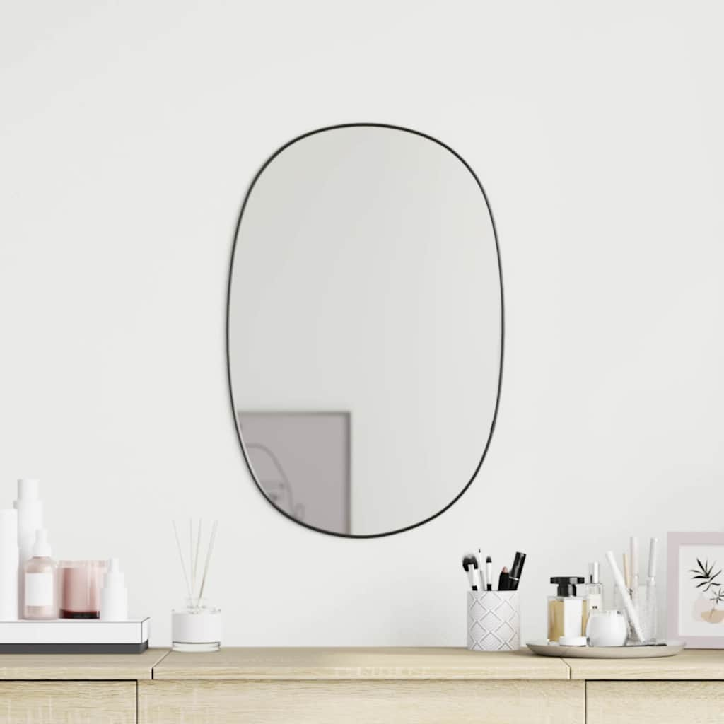 vidaXL Wall Mirror Black 60x40 cm