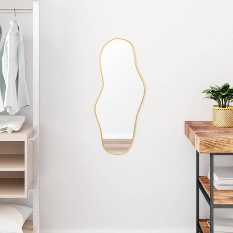 vidaXL Wall Mirror Gold 70x30 cm