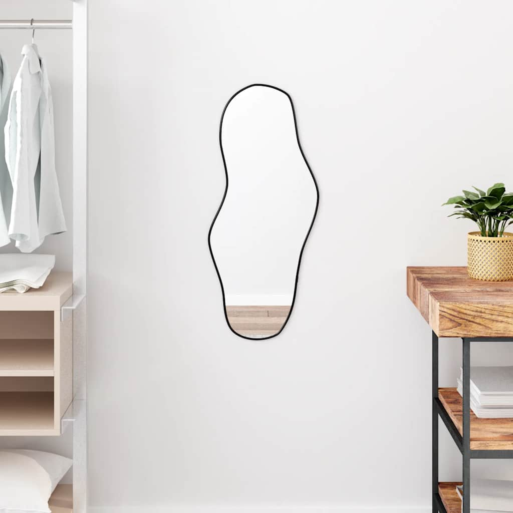 vidaXL Wall Mirror Black 70x30 cm