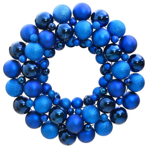 vidaXL Christmas Wreath Blue 45 cm Polystyrene